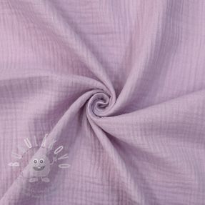 Dupla géz/muszlin soft lilac ORGANIC