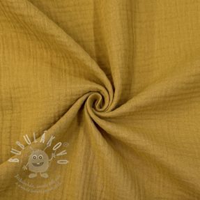 Dupla géz/muszlin dark ochre