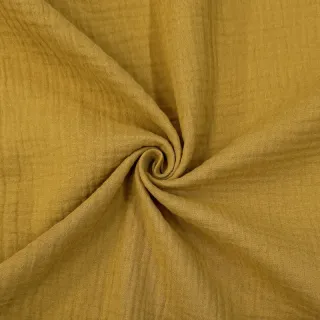 Dupla géz/muszlin dark ochre
