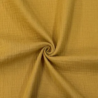 Dupla géz/muszlin dark ochre ORGANIC