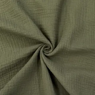 Dupla géz/muszlin dark moss green ORGANIC