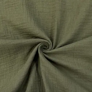 Dupla géz/muszlin dark moss green