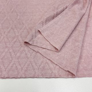 Kötött kelme jacquard Diamond light pink