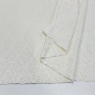 Kötött kelme jacquard Diamond off white