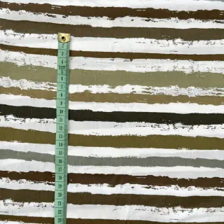 Pamutvászon Big stripes Snoozy taupe