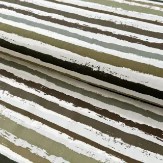 Pamutvászon Big stripes Snoozy taupe