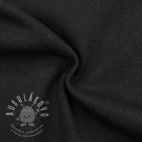 Pulóver anyag BABY KNIT black