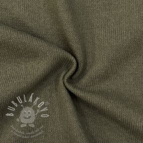 Pulóver anyag BABY KNIT camo green