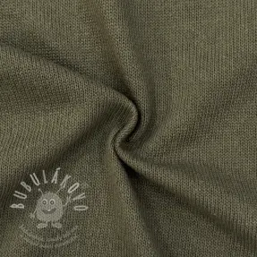 Pulóver anyag BABY KNIT camo green
