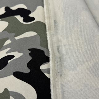 JEANS DENIM STRETCH Camouflage grey