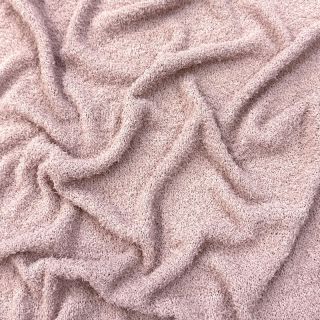 Pulóver anyag Paris bouclé rose