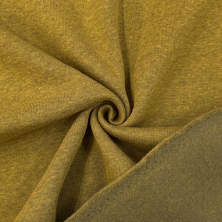 Szabadidő anyag fésült MELANGE ochre