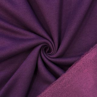 Szabadidő anyag fésült MELANGE bordeaux