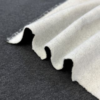 Szabadidő anyag fésült MELANGE dark grey