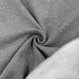Szabadidő anyag fésült MELANGE middle grey