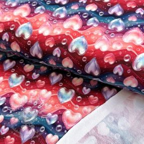 Szabadidő anyag All you need is love design B digital print