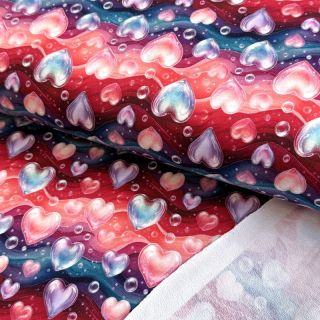 Szabadidő anyag All you need is love design B digital print