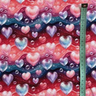 Szabadidő anyag All you need is love design B digital print