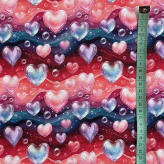 Szabadidő anyag All you need is love design B digital print