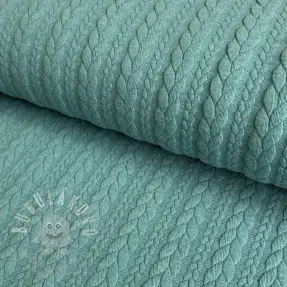 Kötött kelme jacquard Cably dark green