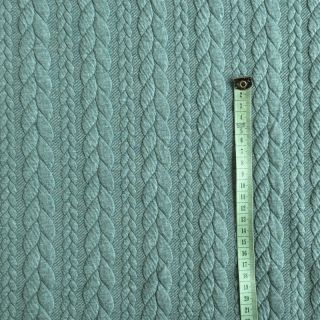 Kötött kelme jacquard Cably dark green