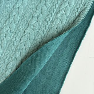 Kötött kelme jacquard Cably dark green