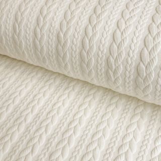 Kötött kelme jacquard Cably off white