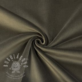 Elasztikus bársony anyag VELVET PREMIUM dark army