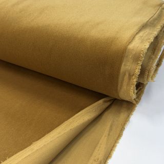 Elasztikus bársony anyag VELVET PREMIUM mustard