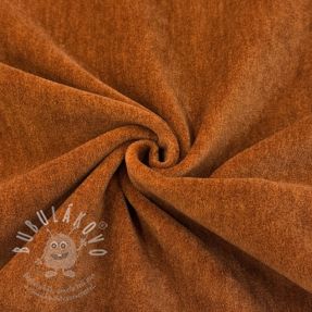 Bársony anyag VELVET PREMIUM ginger