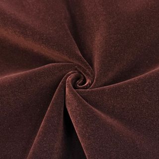 Elasztikus bársony anyag VELVET LIGHT reddish brown