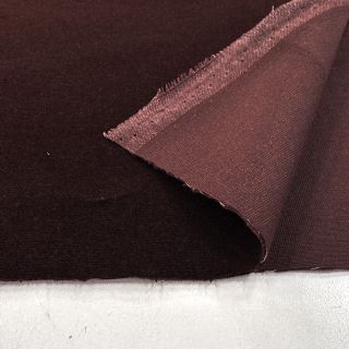 Bársony anyag VELVET LIGHT reddish brown