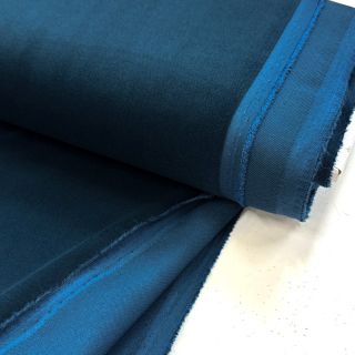 Bársony anyag VELVET LIGHT dark petrol