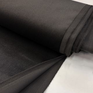 Elasztikus bársony anyag VELVET LIGHT dark coffee