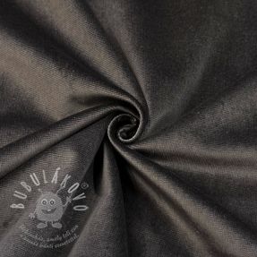 Elasztikus bársony anyag VELVET LIGHT dark coffee