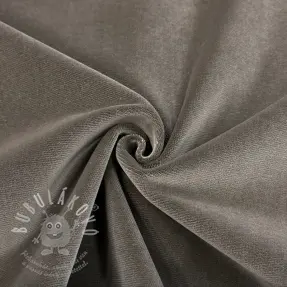 Bársony anyag VELVET PREMIUM taupe