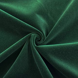 Bársony anyag VELVET LIGHT forest green