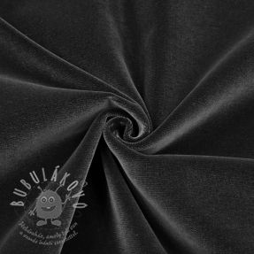 Bársony anyag VELVET PREMIUM black