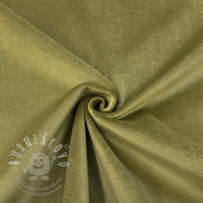 Bársony anyag VELVET PREMIUM olive