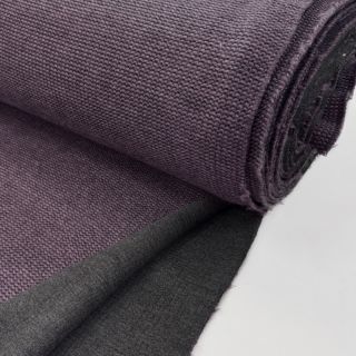Kabát anyag DOUBLE FACE WITH JERSEY violet