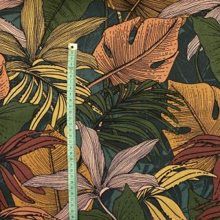 Dekorációs anyag premium Bush lines forest green