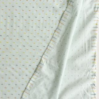 Pamutvászon DOBBY Patch light mint