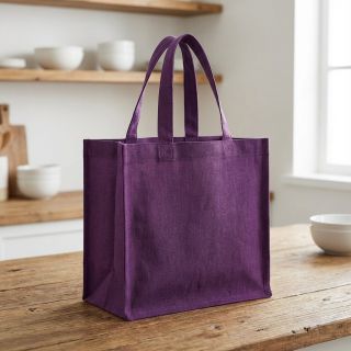 Lenvászon előmosott dark purple