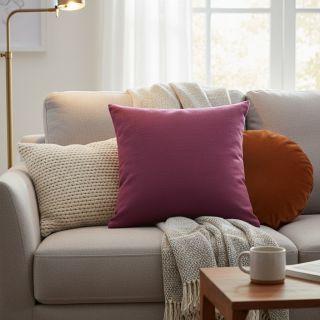 Lenvászon előmosott wine red