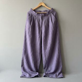 Lenvászon előmosott STONEWASHED PREMIUM lavender