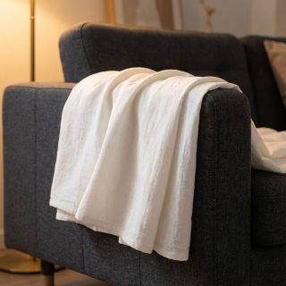 Lenvászon előmosott STONEWASHED PREMIUM off white