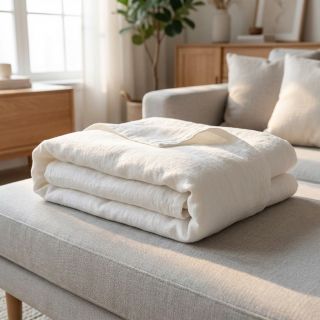 Lenvászon előmosott STONEWASHED PREMIUM white