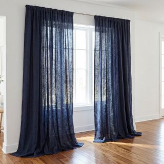 Lenvászon előmosott STONEWASHED PREMIUM marine