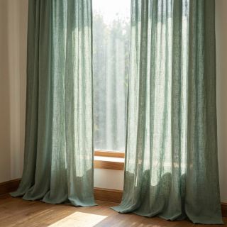 Lenvászon előmosott STONEWASHED PREMIUM dark mint