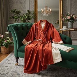 Bársony anyag VELVET LIGHT brick